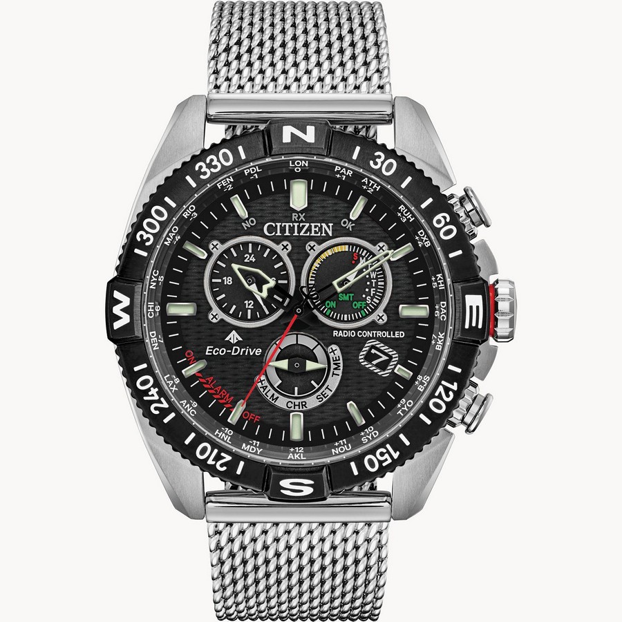 Đồng Hồ Citizen Promaster Navihawk A-T Nam Xám Đen